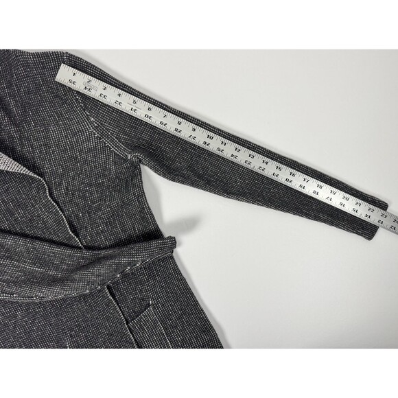 Margaret OLeary Cardigan Womens Medium Gray Textured Knit Open Tunic Sweater - Picture 9 of 10